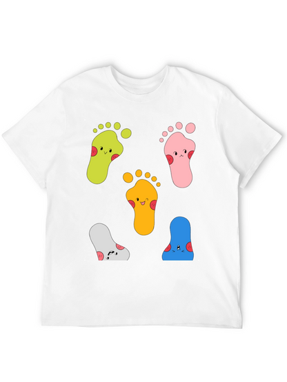 Funky Feet Graphic Tee - Unisex Cotton T-Shirt
