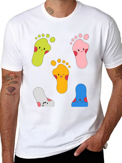 Funky Feet Graphic Tee - Unisex Cotton T-Shirt