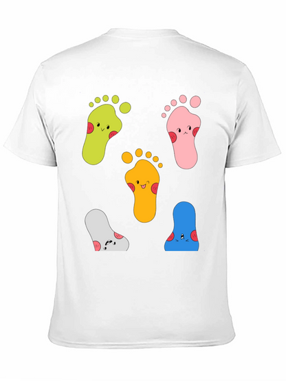 Funky Feet Graphic Tee - Unisex Cotton T-Shirt