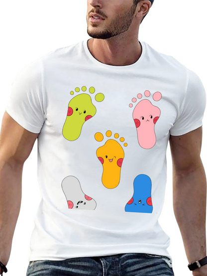 Funky Feet Graphic Tee - Unisex Cotton T-Shirt