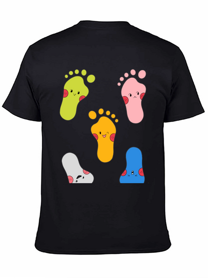 Funky Feet Graphic Tee - Unisex Cotton T-Shirt