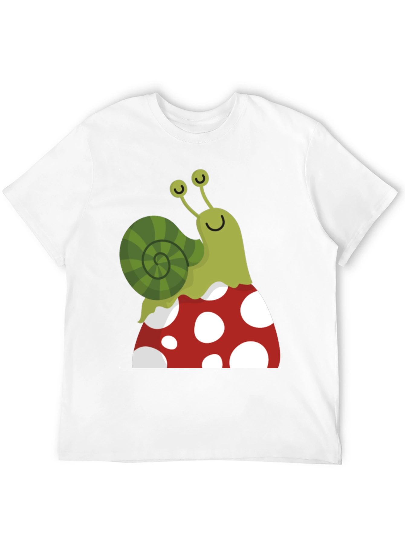 Snail on Mushroom Graphic Tee