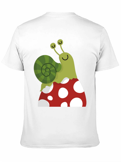 Snail on Mushroom Graphic Tee