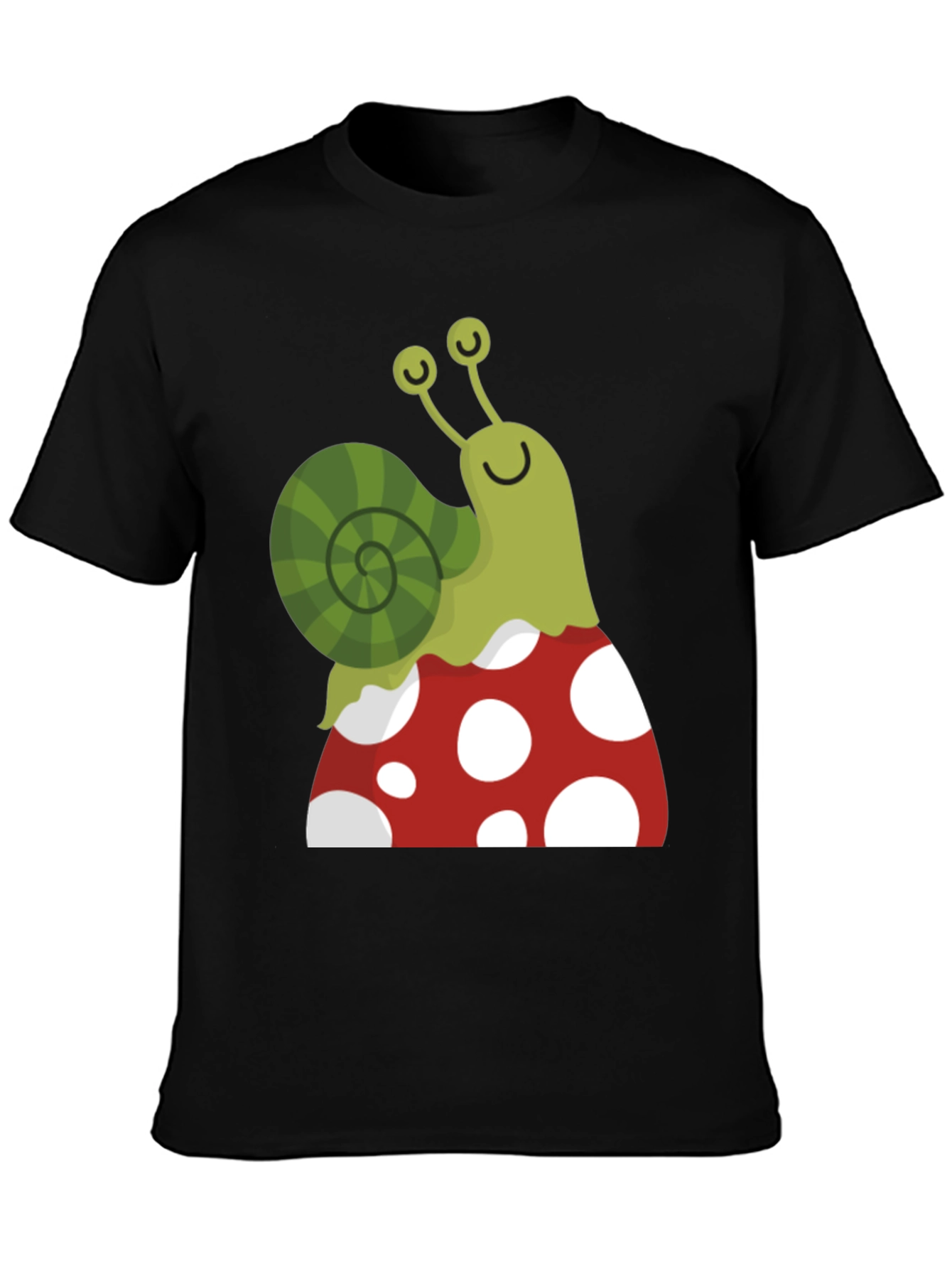 Snail on Mushroom Graphic Tee