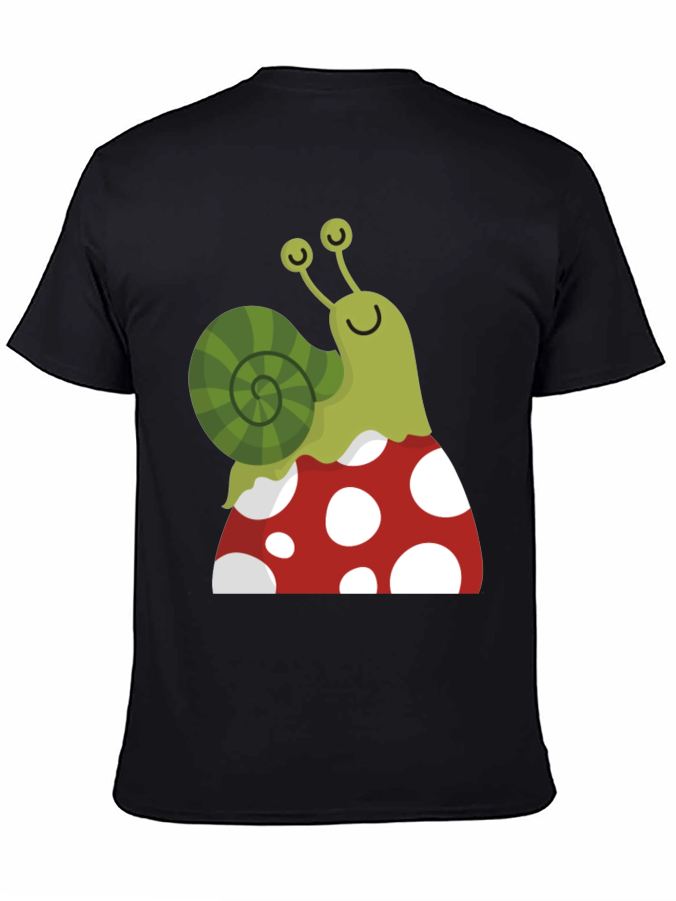 Snail on Mushroom Graphic Tee