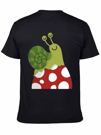 Snail on Mushroom Graphic Tee
