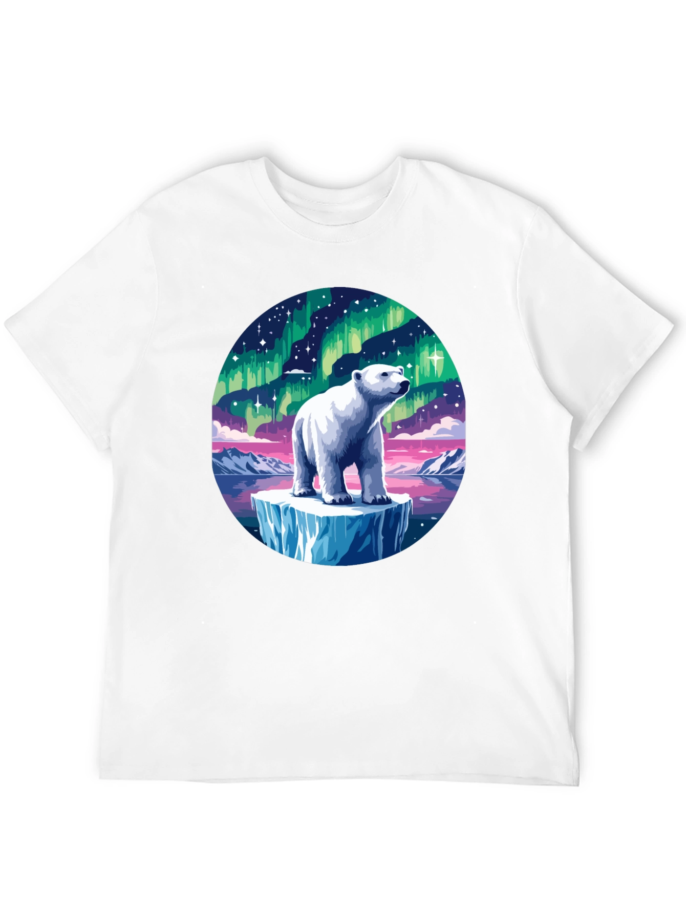 Aurora Polar Bear Graphic Tee
