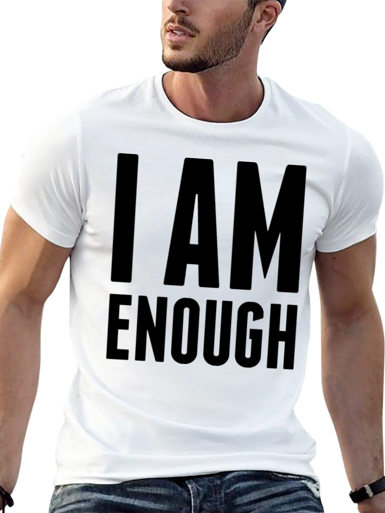 I AM ENOUGH Statement T-Shirt Motivational Tee