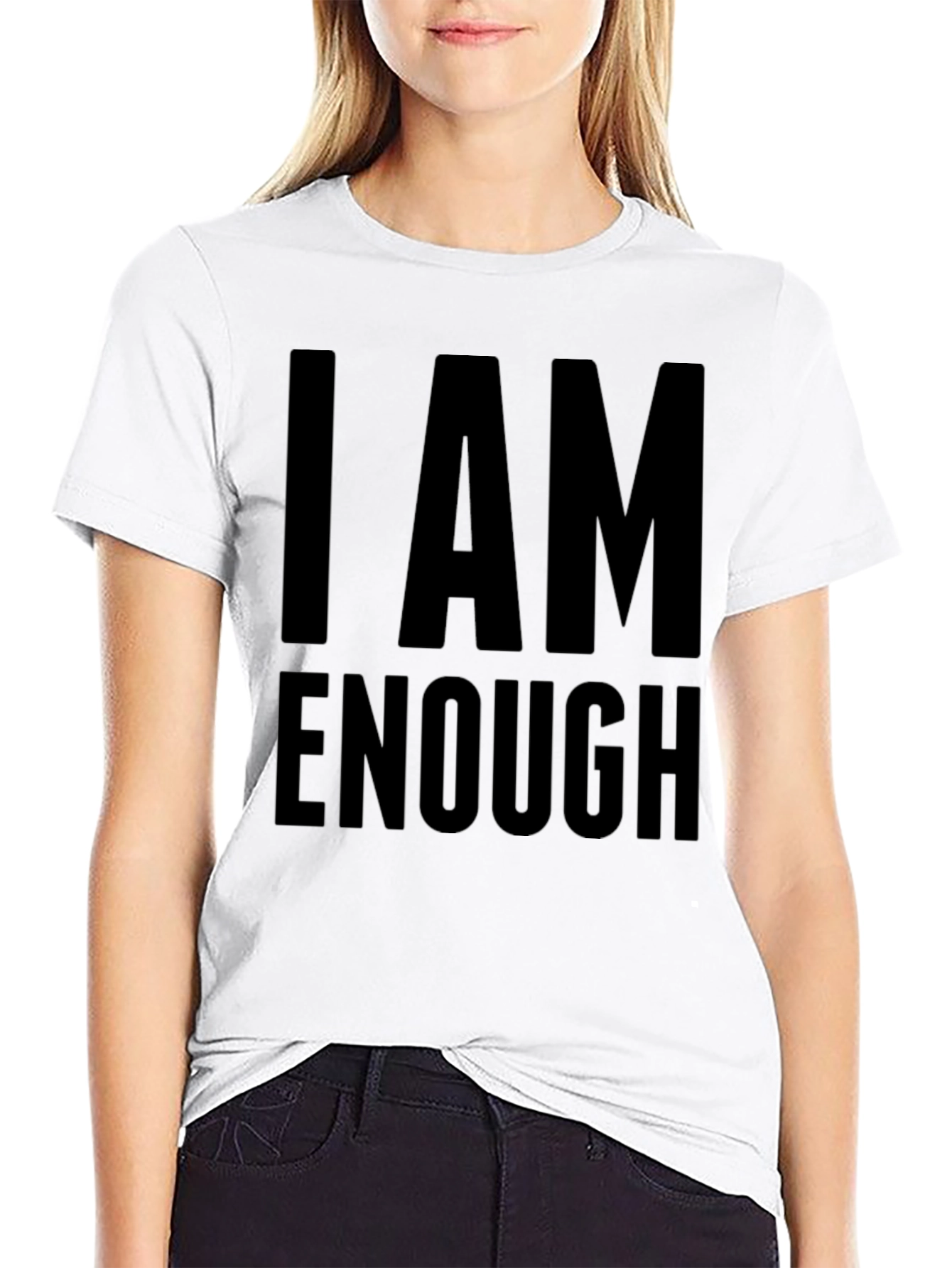 I AM ENOUGH Statement T-Shirt Motivational Tee