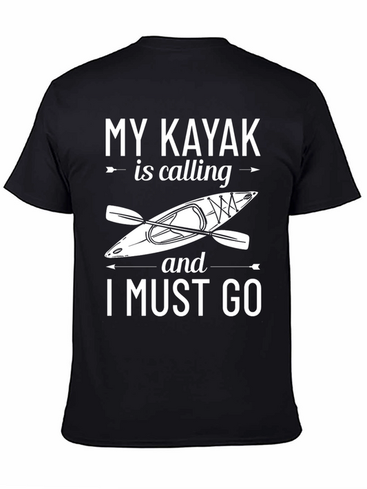 My Kayak Is Calling T-Shirt | Outdoor Adventure Tee