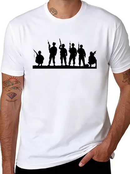 Silhouette Military T-Shirt - Black