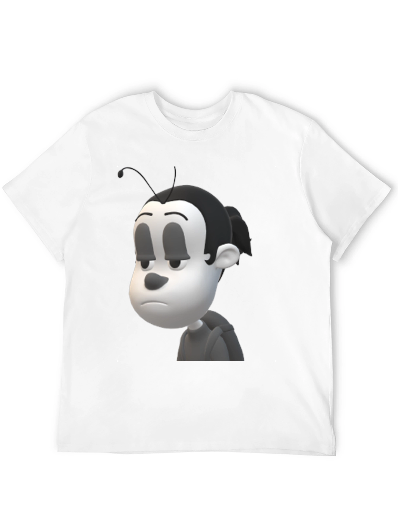 Cartoon Character Black T-Shirt