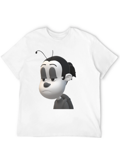 Cartoon Character Black T-Shirt