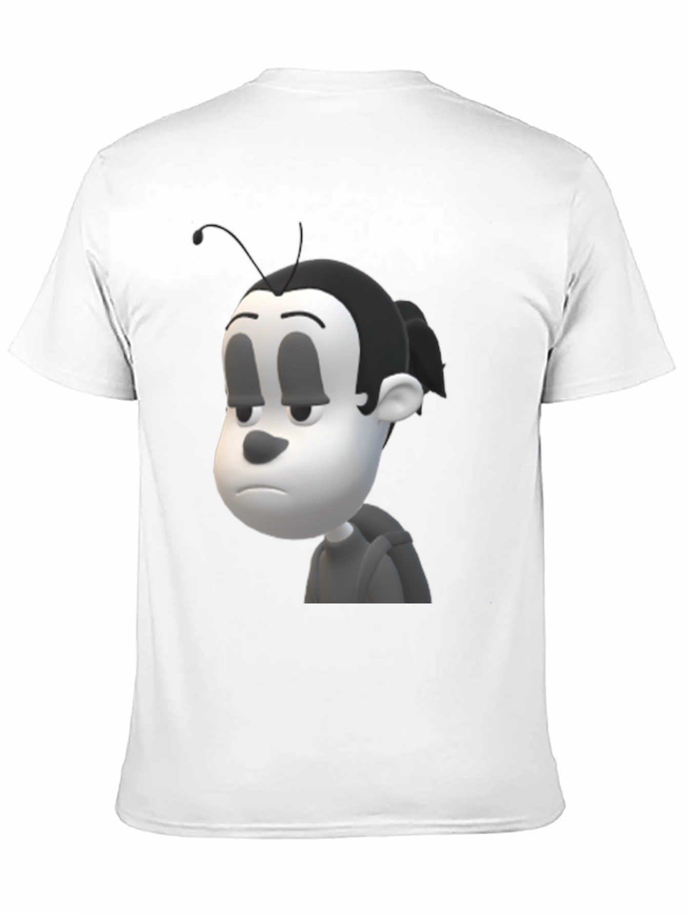 Cartoon Character Black T-Shirt