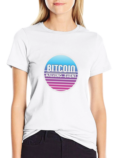 Bitcoin Halving Event Graphic T-Shirt