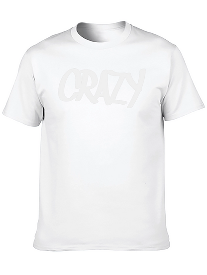 Crazy Graphic Black T-Shirt