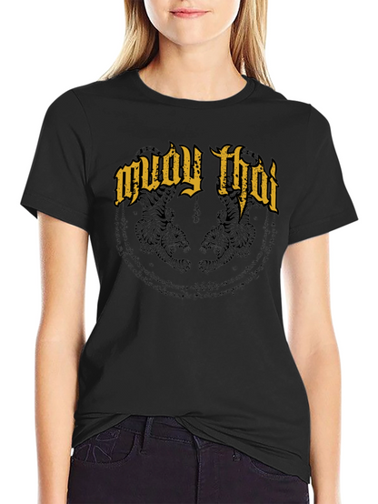 Muay Thai Tiger T-Shirt - Black