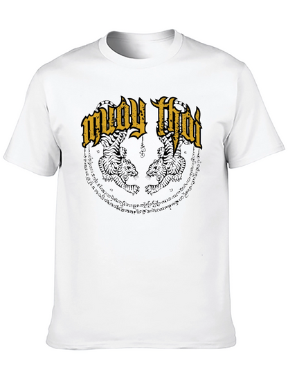 Muay Thai Tiger T-Shirt - Black