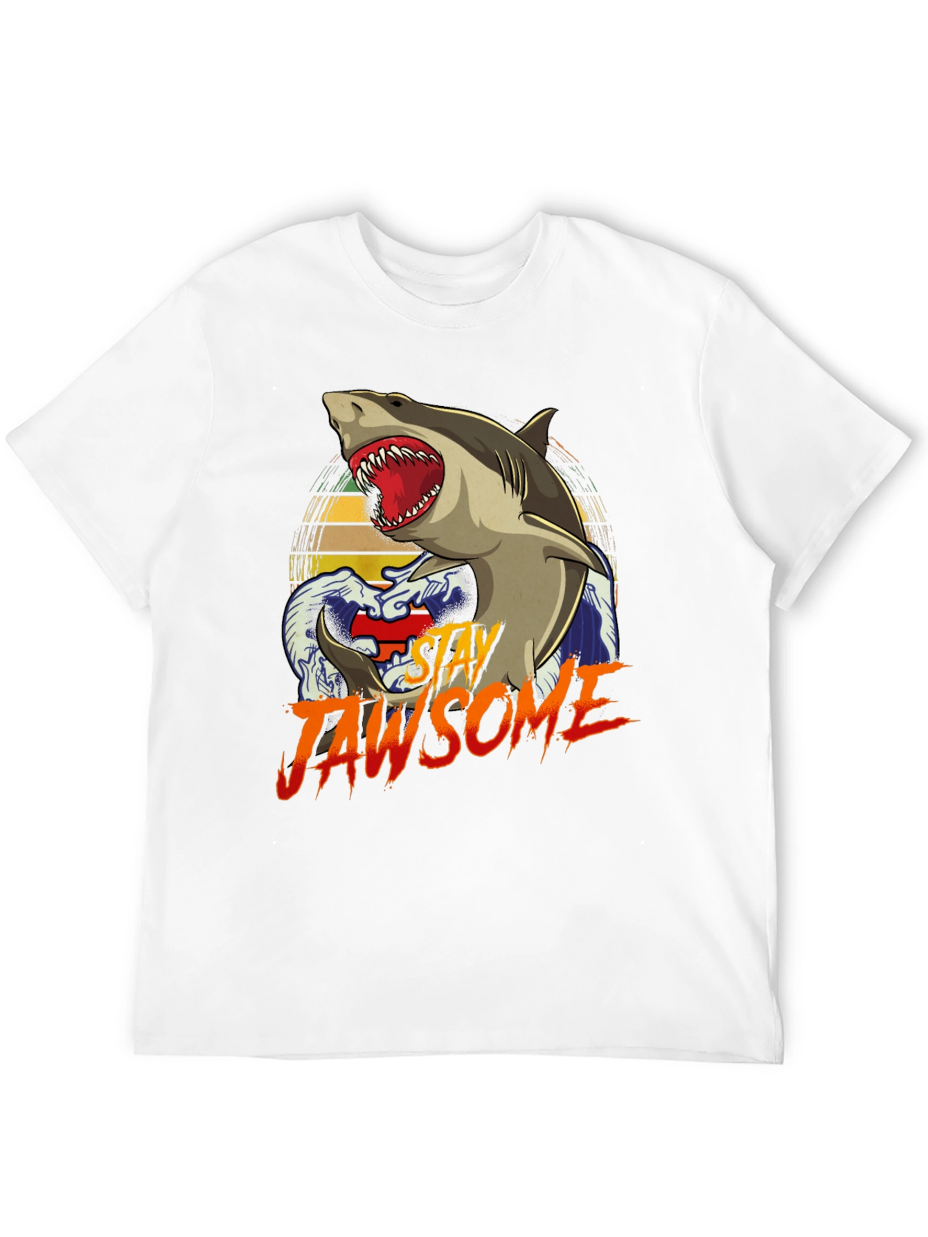 Stay Jawsome T-Shirt - Shark Graphic Tee