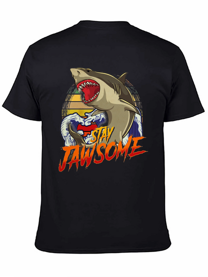 Stay Jawsome T-Shirt - Shark Graphic Tee