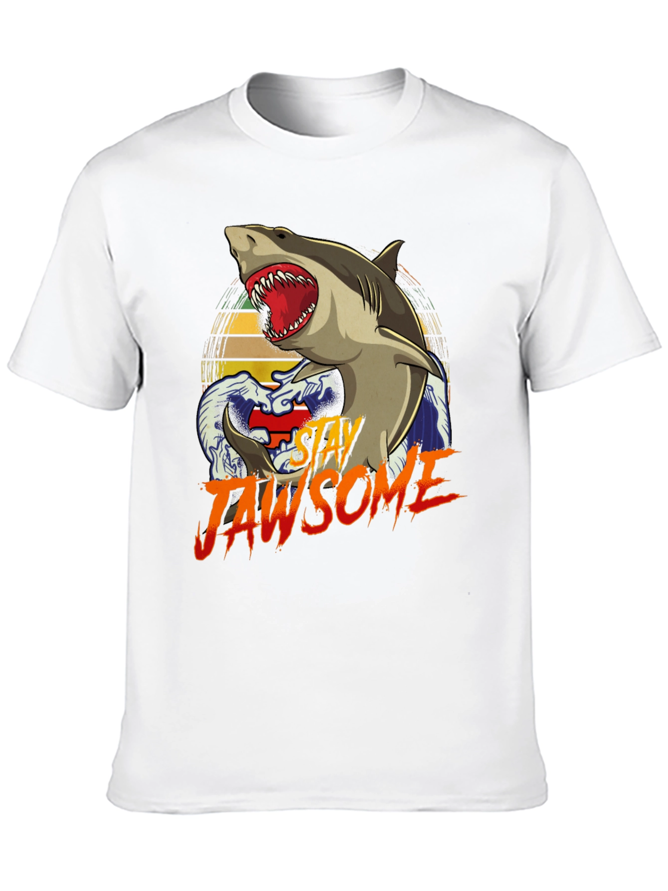 Stay Jawsome T-Shirt - Shark Graphic Tee