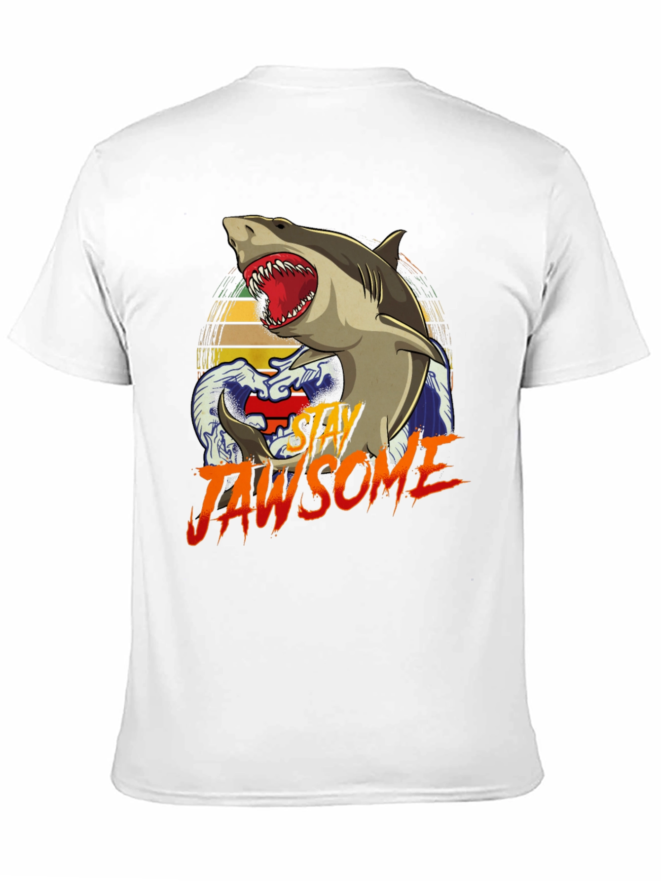 Stay Jawsome T-Shirt - Shark Graphic Tee