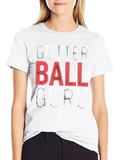Gutter Ball Guru T-Shirt - Funny Bowling Tee
