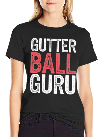 Gutter Ball Guru T-Shirt - Funny Bowling Tee