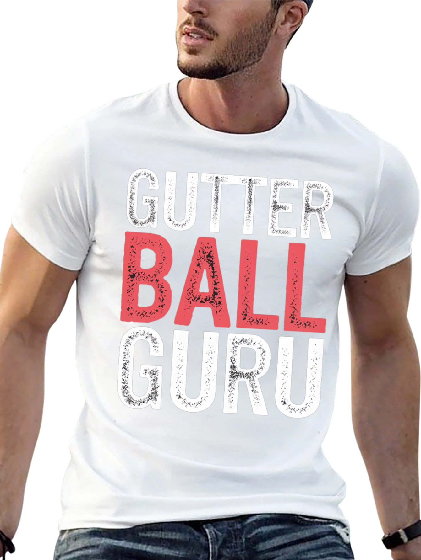 Gutter Ball Guru T-Shirt - Funny Bowling Tee
