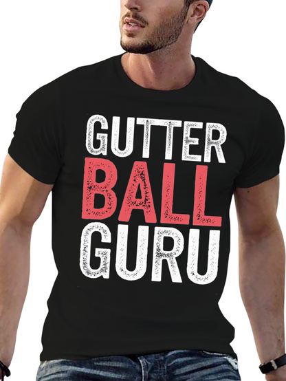 Gutter Ball Guru T-Shirt - Funny Bowling Tee