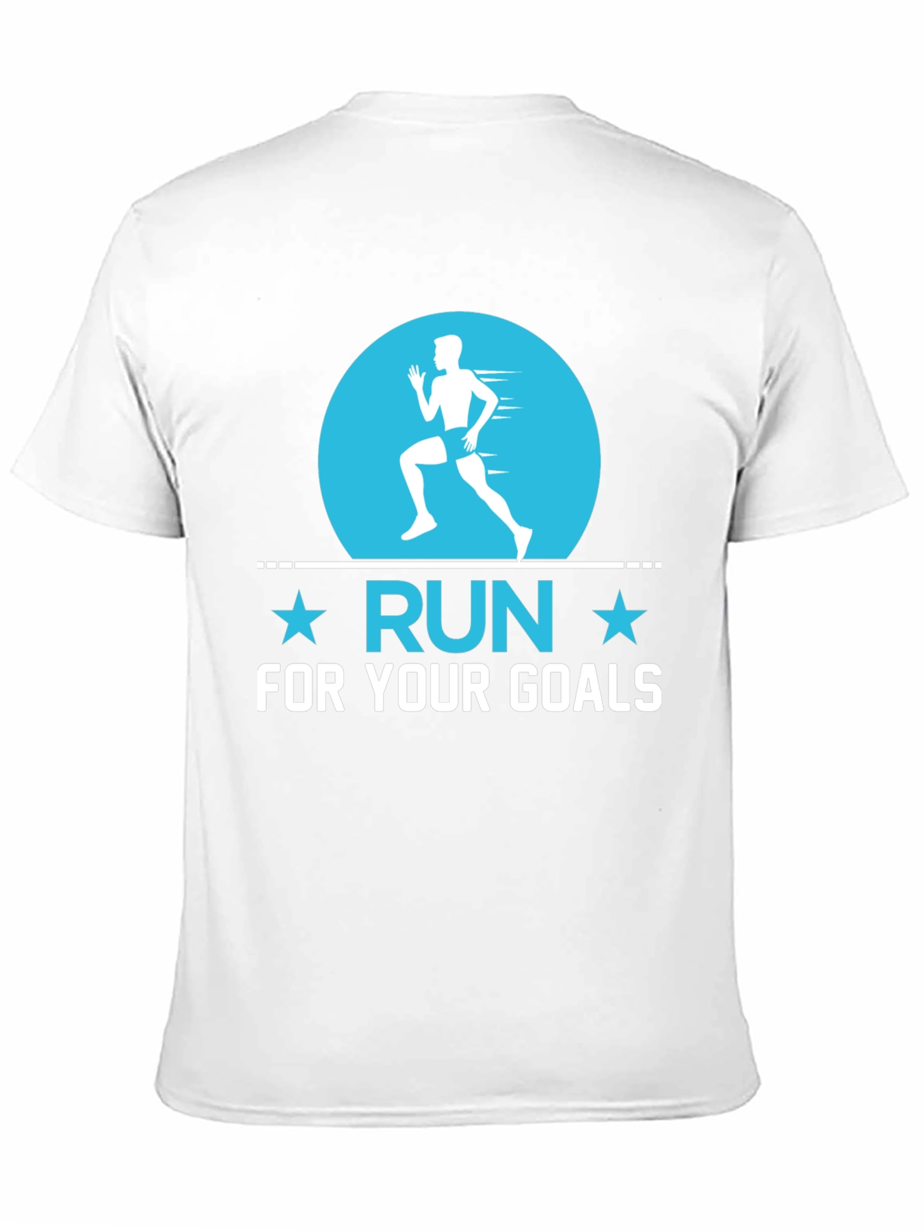 Run For Your Goals Black T-Shirt