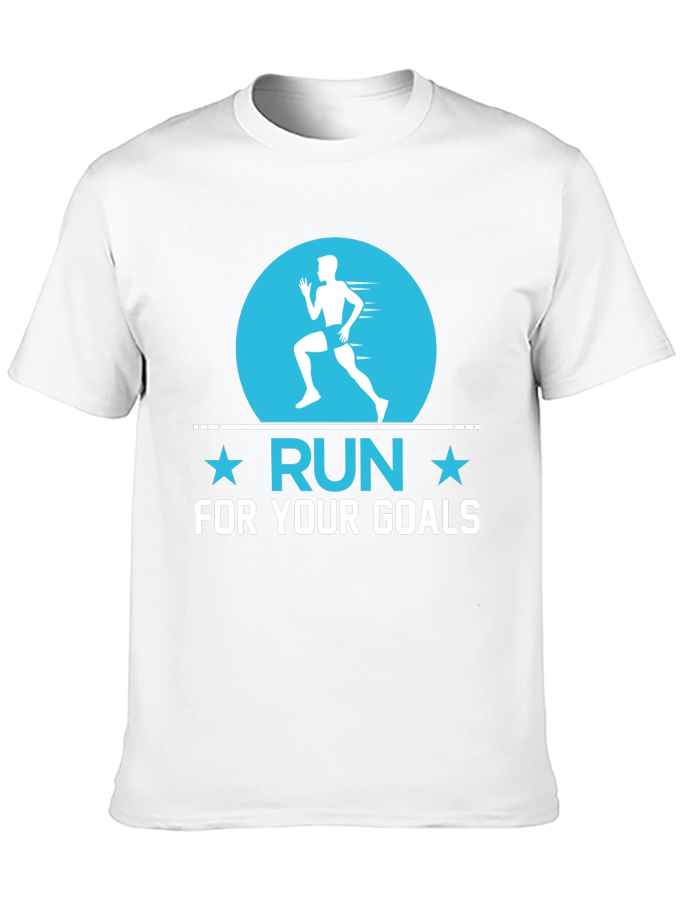 Run For Your Goals Black T-Shirt