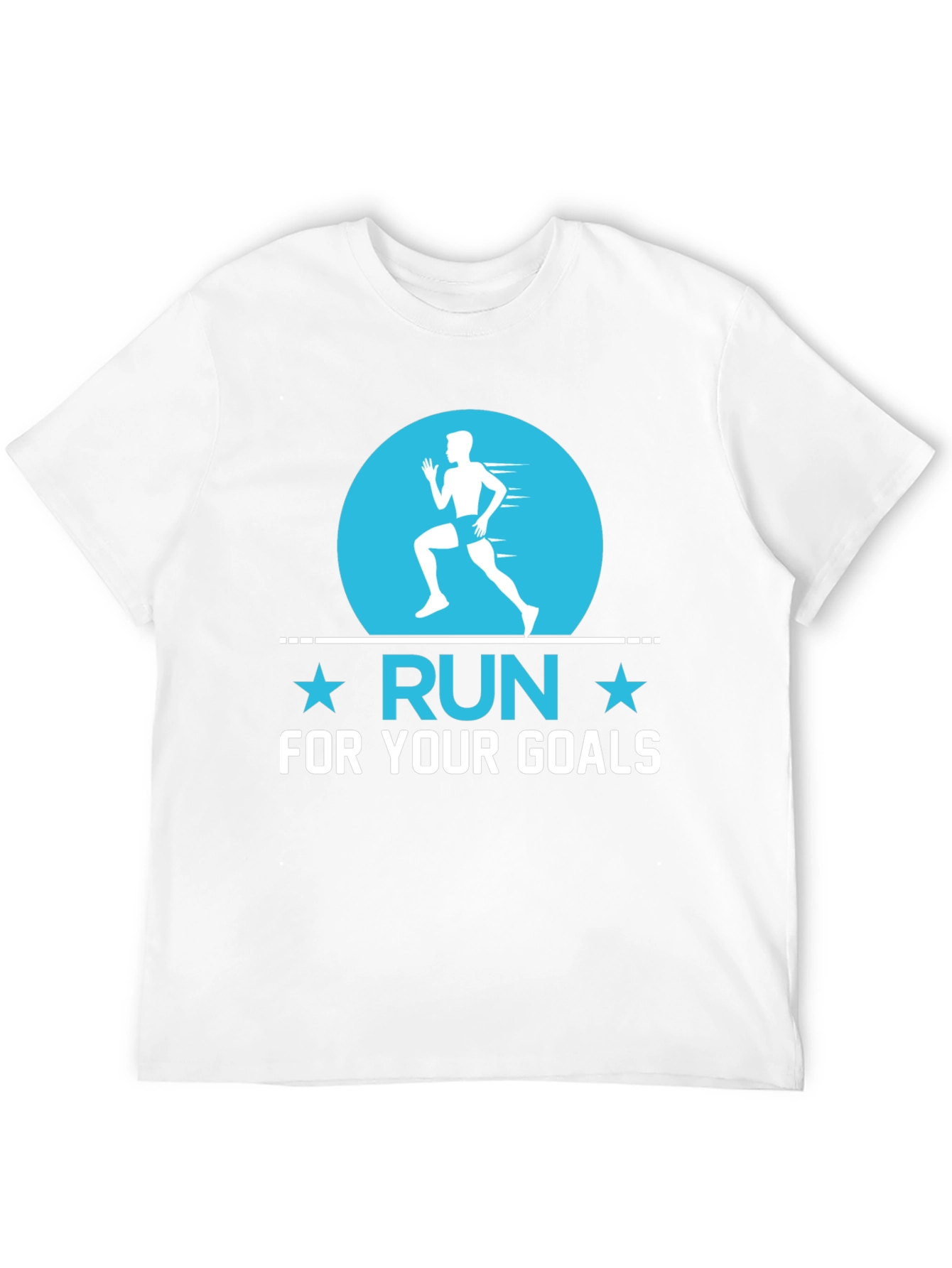 Run For Your Goals Black T-Shirt