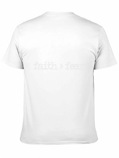 Faith Over Fear Graphic Tee - Inspirational T-Shirt