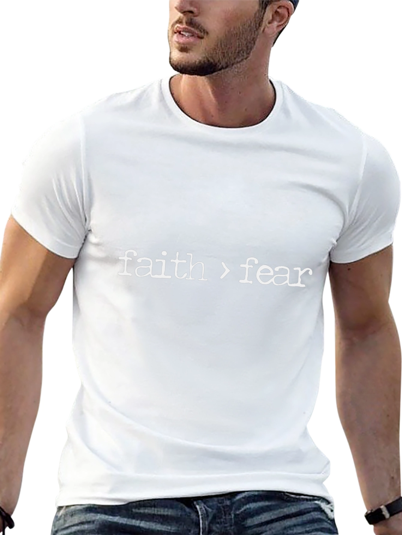 Faith Over Fear Graphic Tee - Inspirational T-Shirt