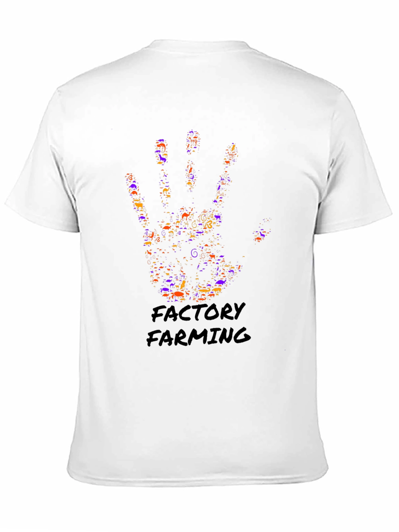 Factory Farming Hand Print Graphic Tee
