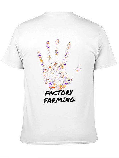 Factory Farming Hand Print Graphic Tee