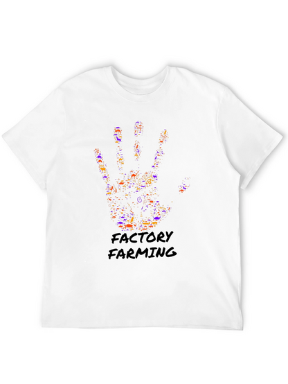 Factory Farming Hand Print Graphic Tee