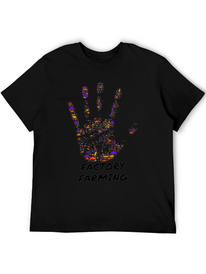 Factory Farming Hand Print Graphic Tee