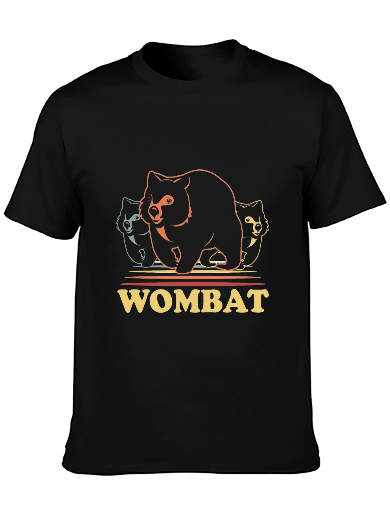 Wombat Graphic T-Shirt - Cool Animal Tee