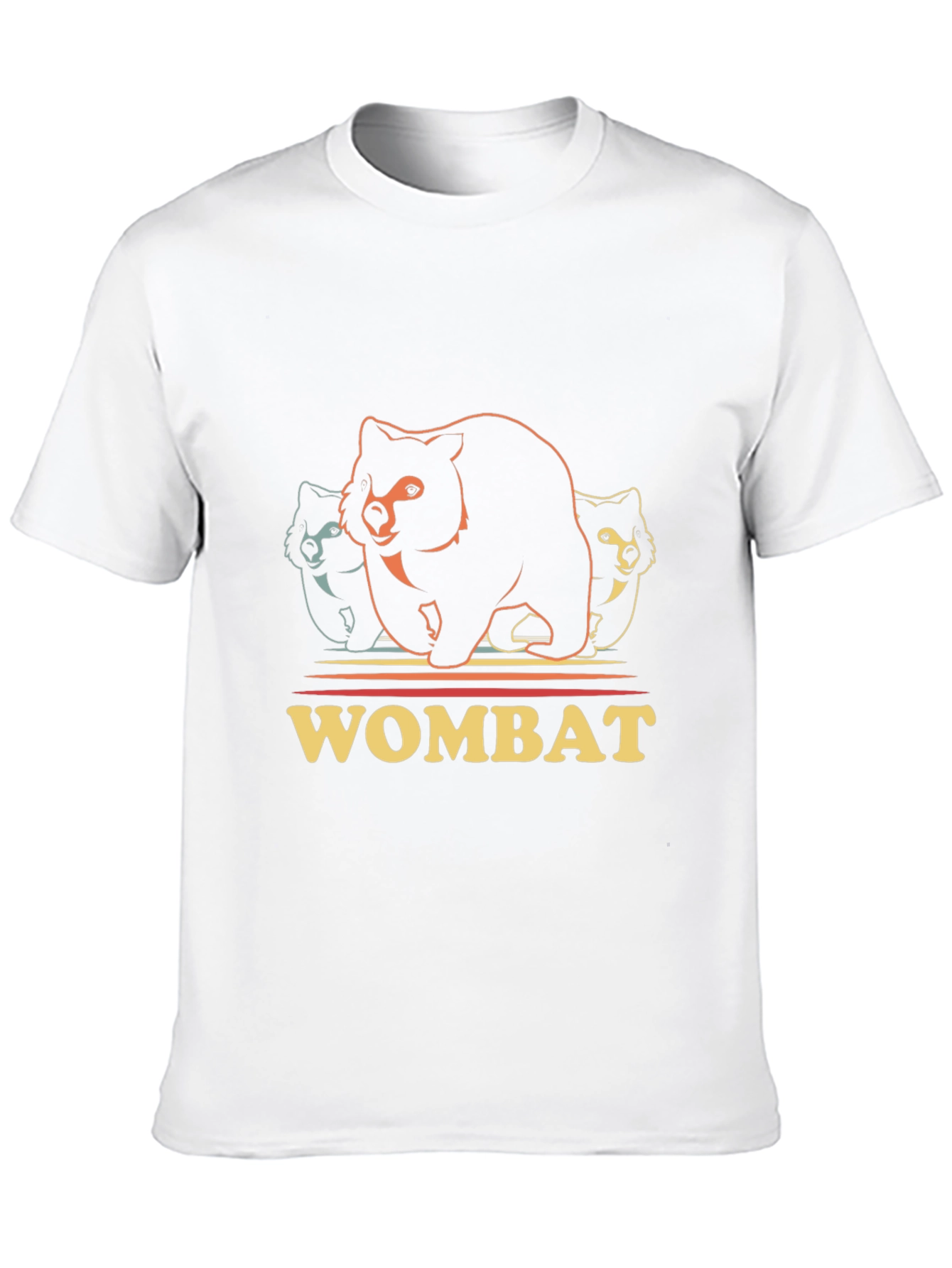 Wombat Graphic T-Shirt - Cool Animal Tee