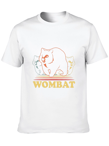 Wombat Graphic T-Shirt - Cool Animal Tee