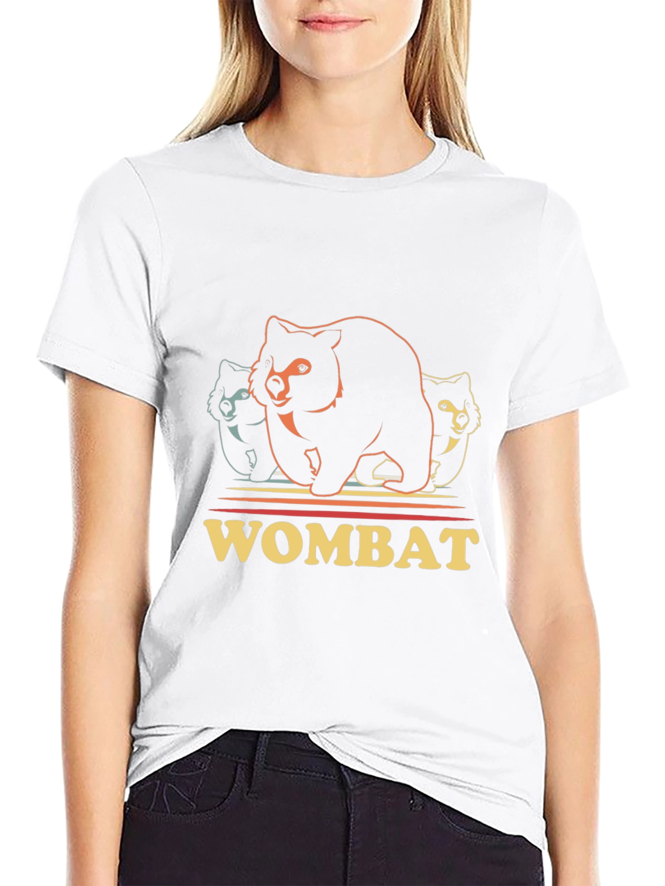 Wombat Graphic T-Shirt - Cool Animal Tee