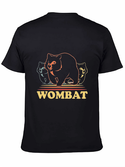 Wombat Graphic T-Shirt - Cool Animal Tee