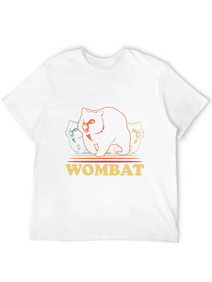 Wombat Graphic T-Shirt - Cool Animal Tee