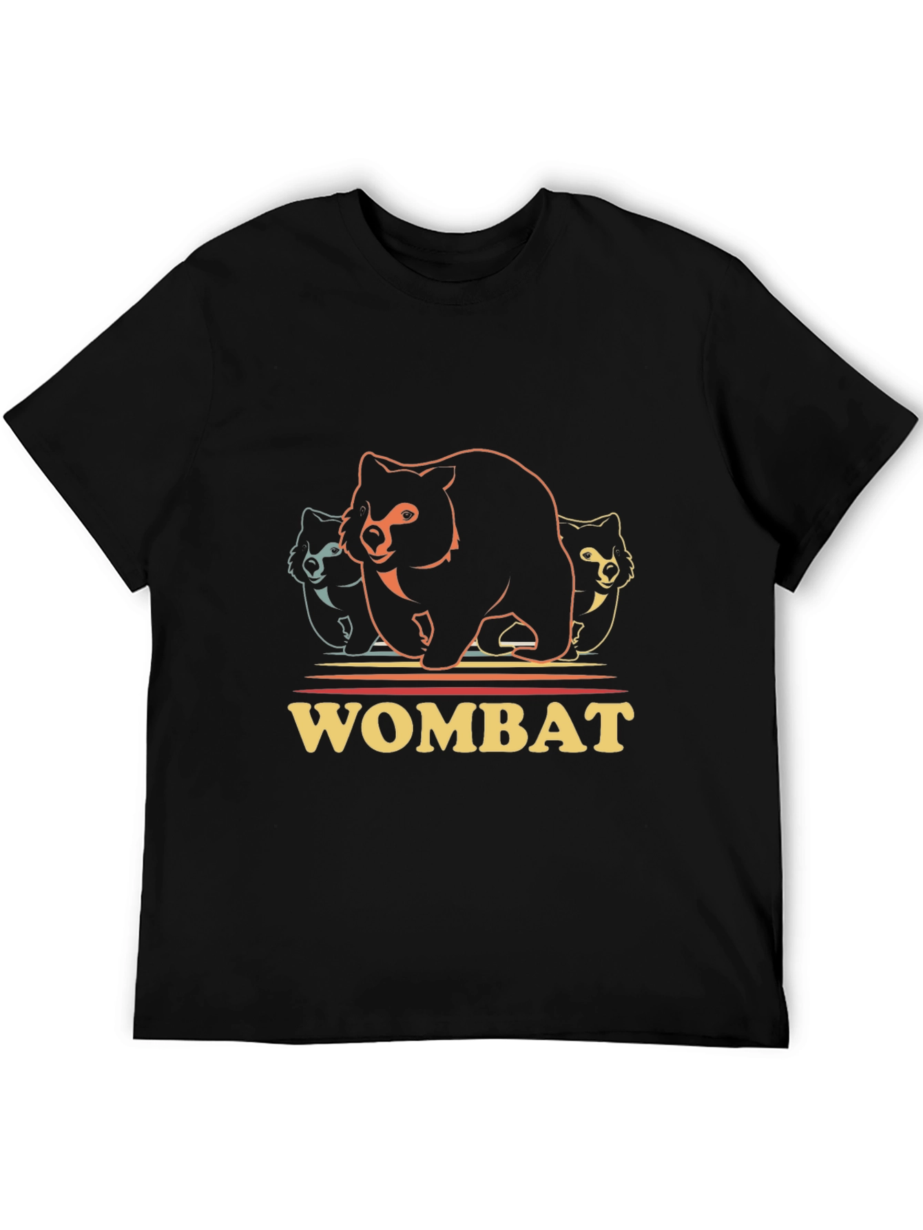 Wombat Graphic T-Shirt - Cool Animal Tee