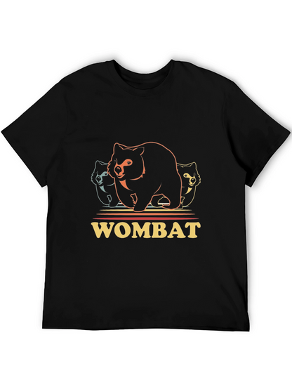 Wombat Graphic T-Shirt - Cool Animal Tee