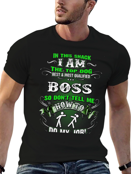 Top Dog Boss Graphic T-Shirt