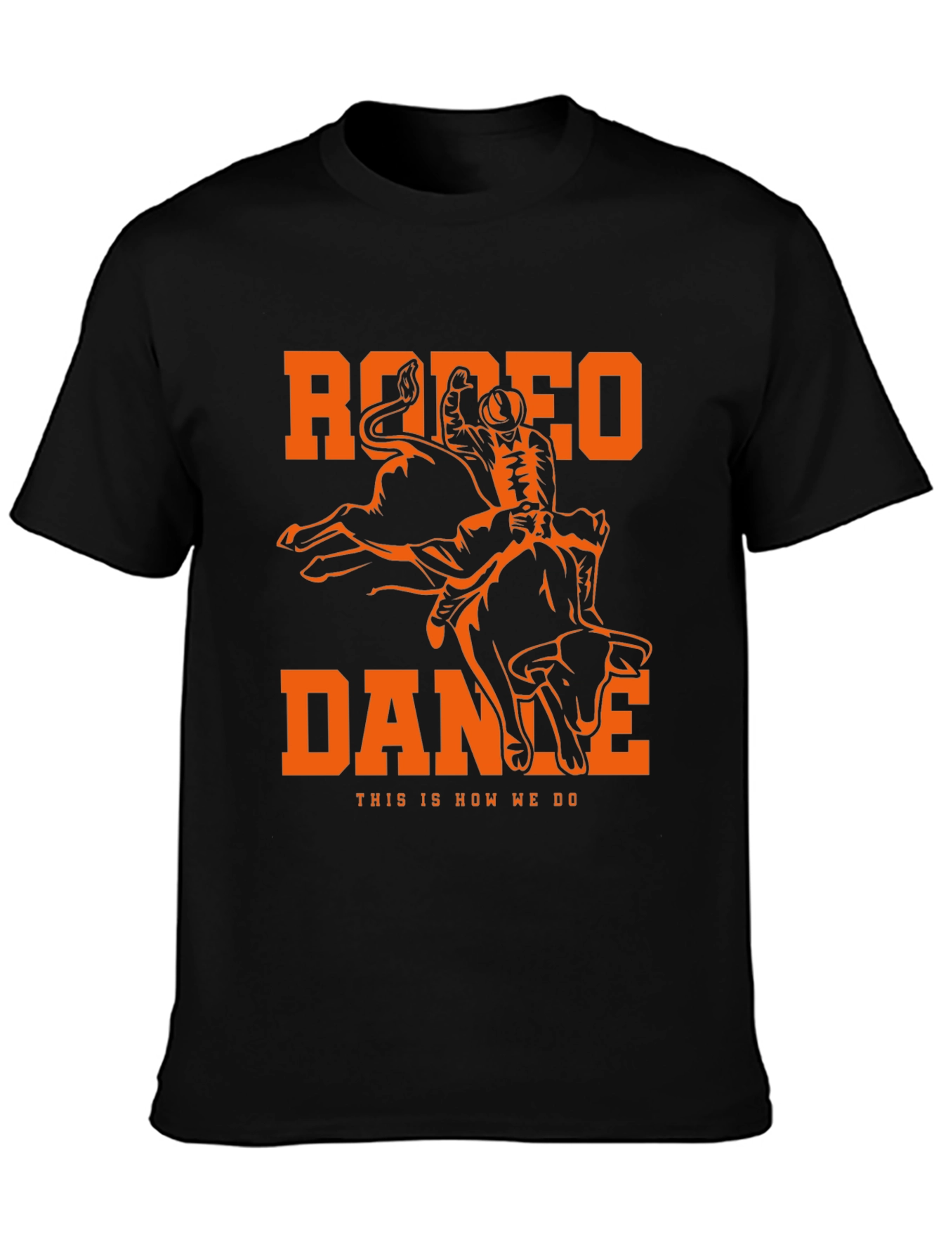 Rodeo Dance T-Shirt - Cowboy Bull Riding Tee