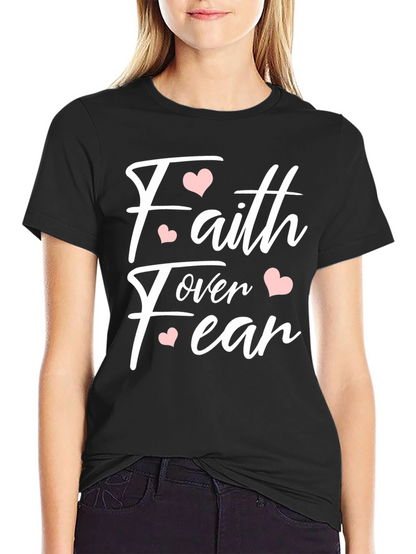 Faith Over Fear T-Shirt - Stylish Religious Apparel